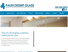 Tablet Screenshot of palmdesertglass.com